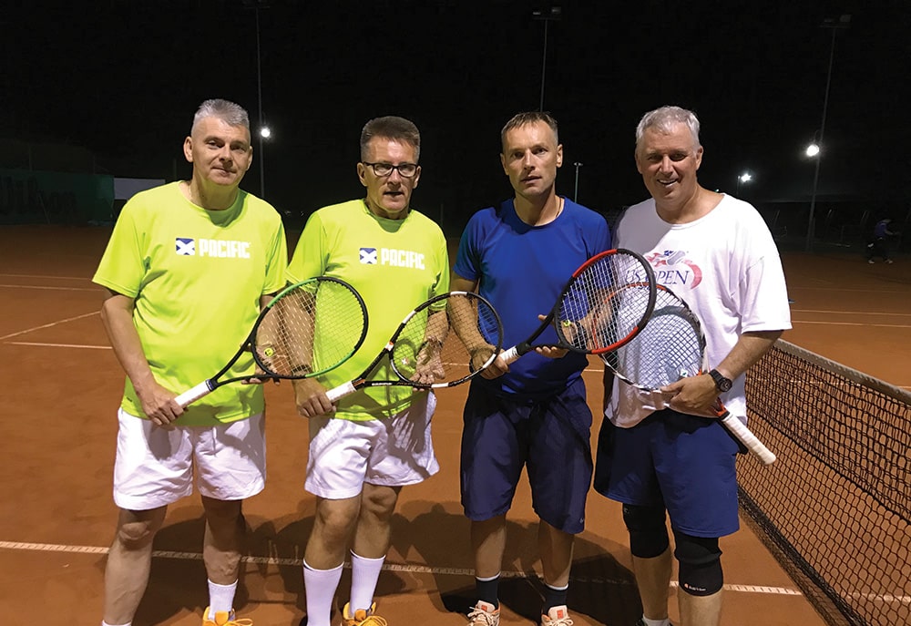 International tennis tournament unites priests