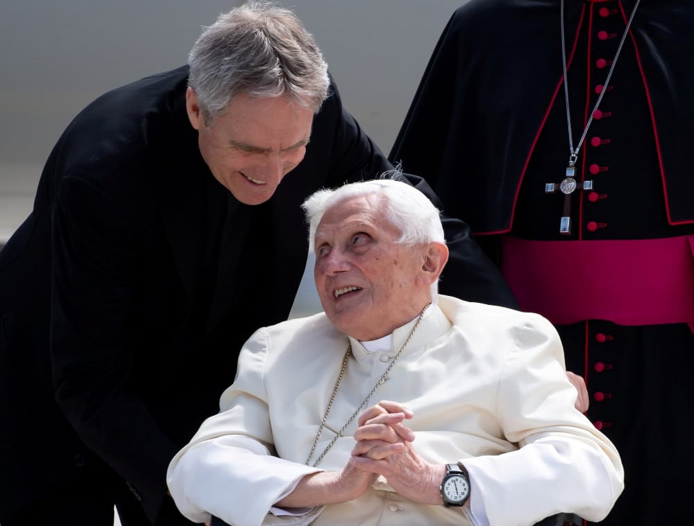 RETIRED POPE BENEDICT ARCHBISHOP GÄNSWEIN