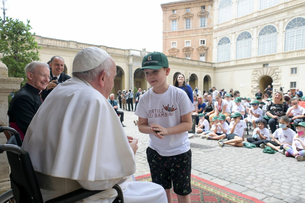 POPE AUDIENCE CHILDREN