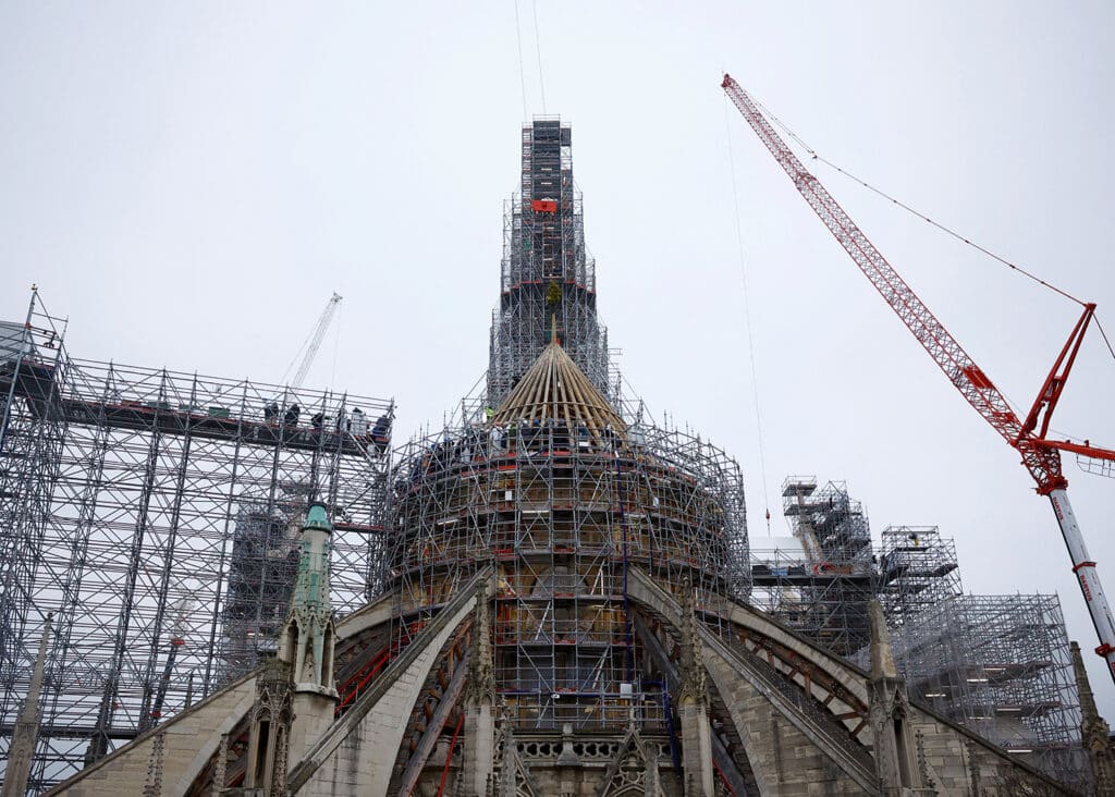 Notre Dame roof reconstruction: Jubilant time celebrating a milestone