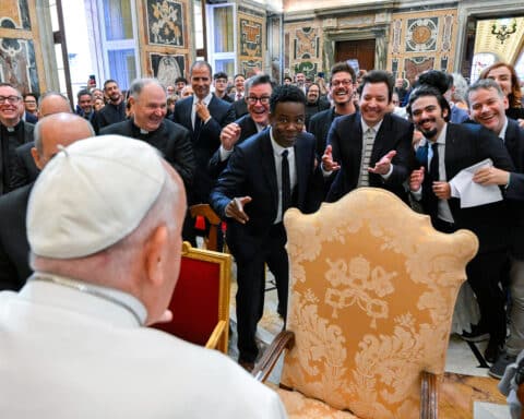 POPE FRANCIS AND COMEDIANS