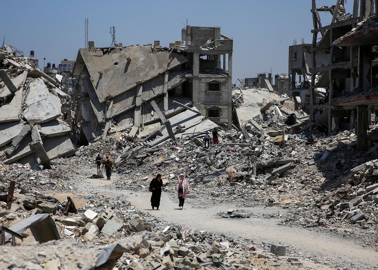 ISRAEL-HAMAS CONFLICT DESTROYED HOMES GAZA