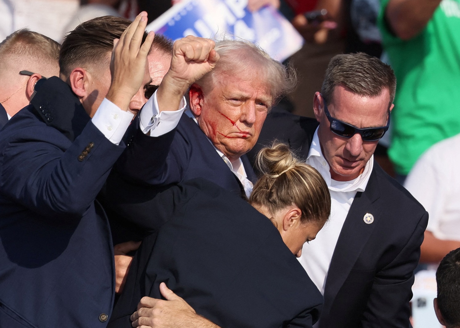 TRUMP RALLY SHOTS FIRED