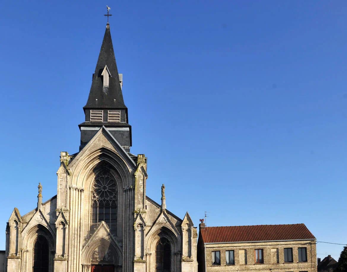 FRANCE ST OMER CHURCH FIRE