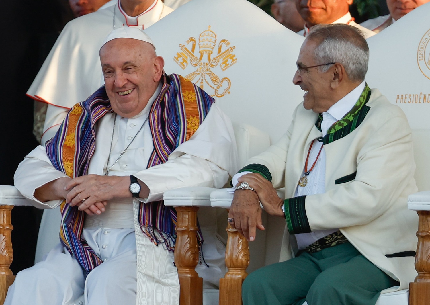 POPE TIMOR-LESTE GOVERNMENT WELCOME