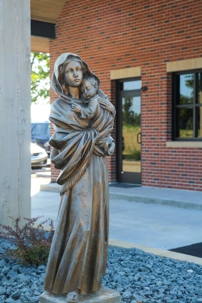 statue of Our Lady and the child Jesus