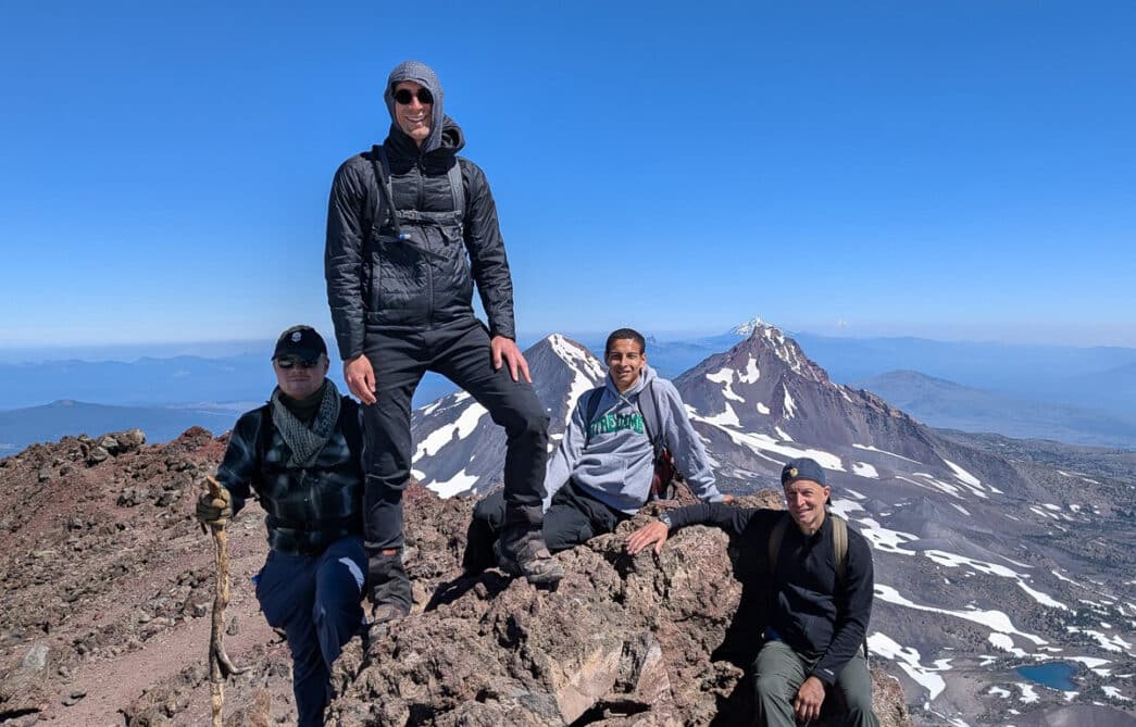 BENEDICTINE MONKS MOUNTAIN CLIMBING