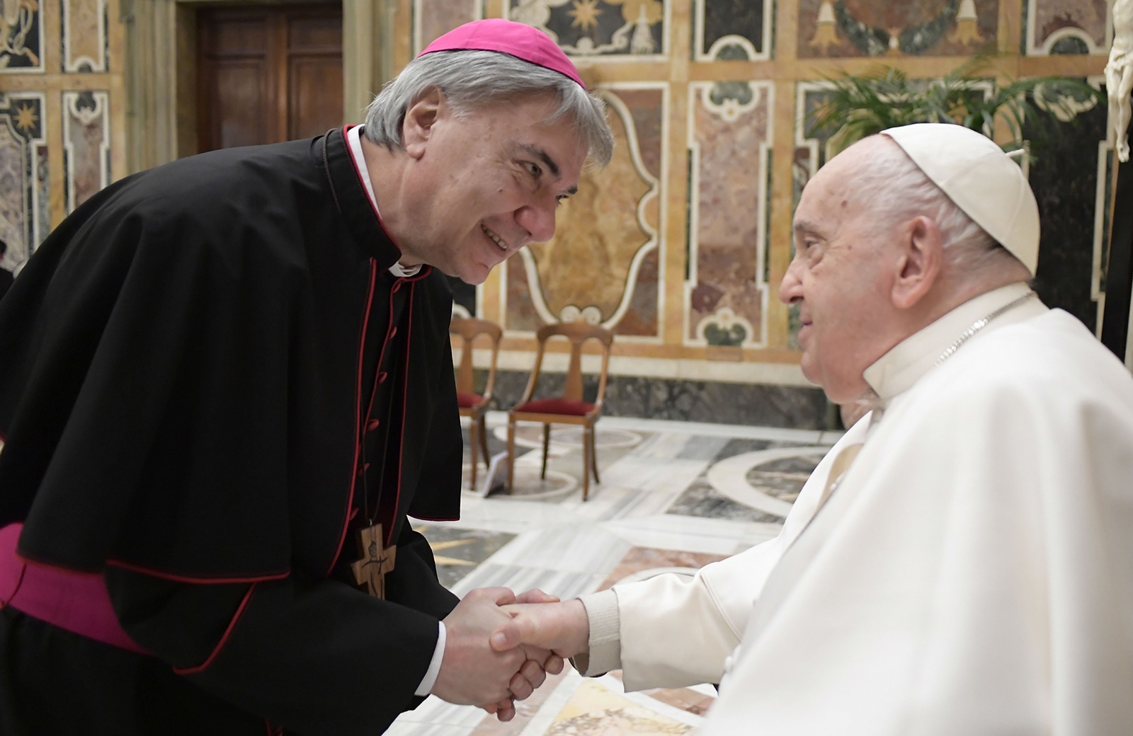 POPE FRANCIS ARCHBISHOP BATTAGLIA OF NAPLES