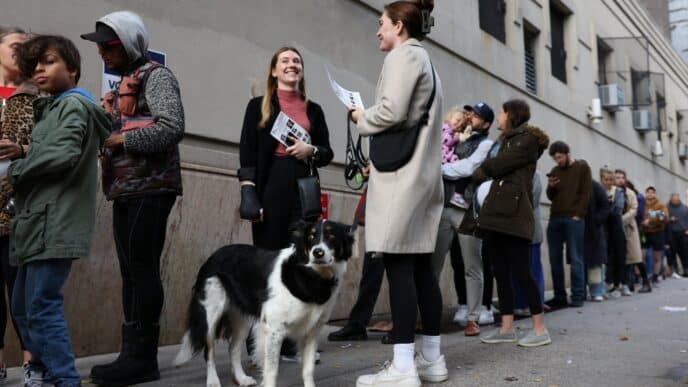 VOTERS ELECTION DAY NEW YORK CITY